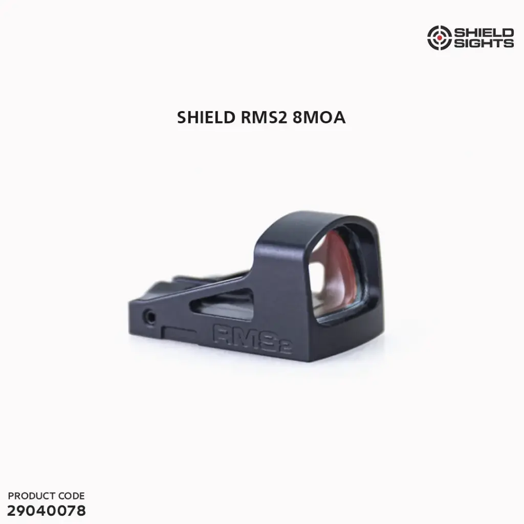 GLASS LENS REFLEX MINI SIGHT TWO 8MOA (6.5" at 100 yards) Retail Pack/RMS2-8MOA-G