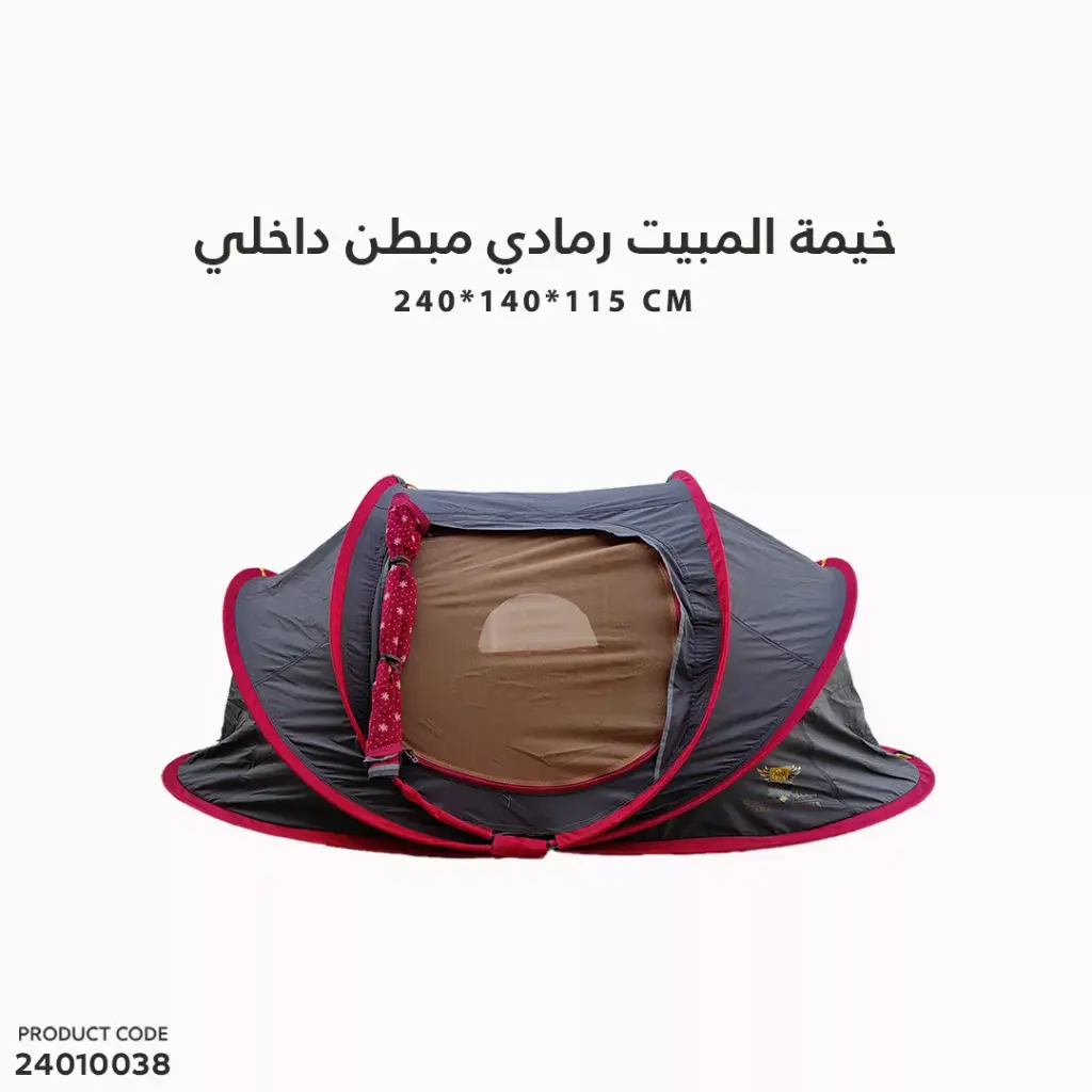 Large Canvas Tent-6 Red-Gray 240*140*115cm